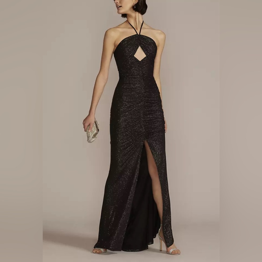 Black Sparkle Prom Dress